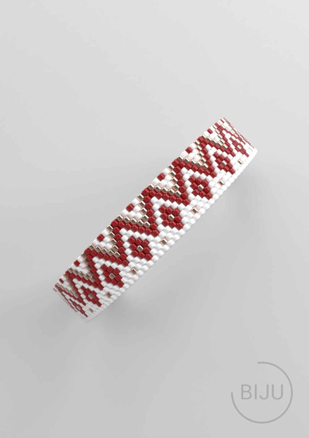 Схема PEYOTE, Схема браслета мозаичное плетение, узор из Miyuki Delica 11/0, файл PDF, №424