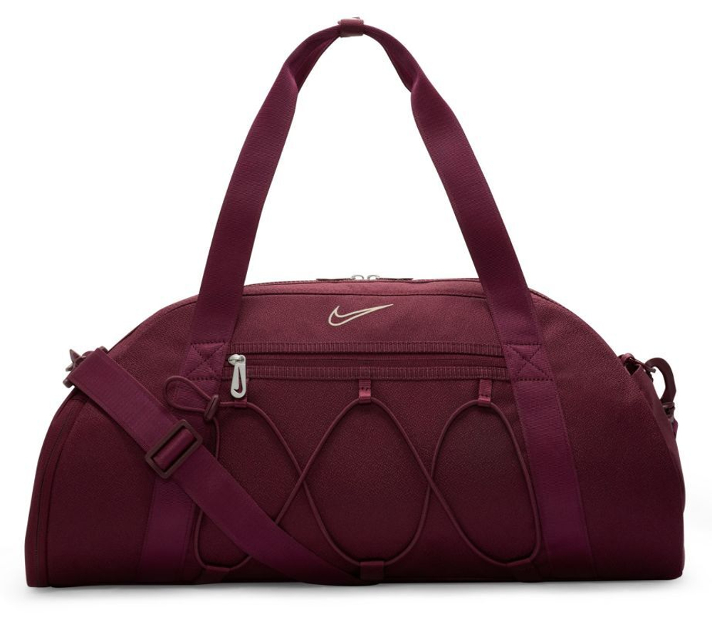 Сумка спортивная Nike One Club Training Duffel Bag - night maroon/night maroon/guava ice