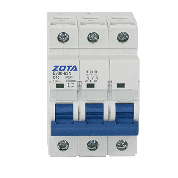 Автомат ZOTA Ev30-63N 3П 40А С 31720