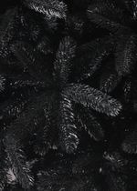 Искусственная черная елка «Фэнтези» (Литая хвоя) 185 см / 1,85 м