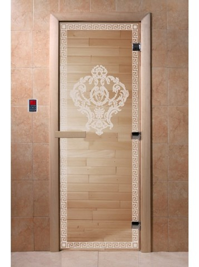 Дверь "Версаче прозрачная"