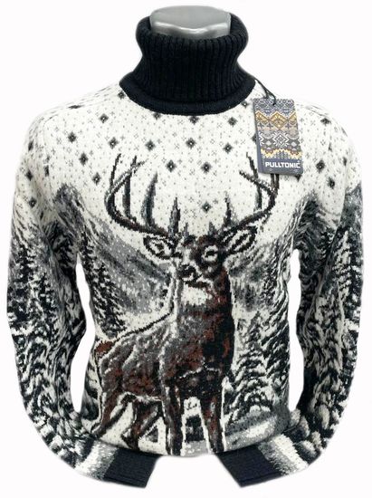 Pulltonic из шерсти и кашемира "Гордый Марал" Размеры (48-52)