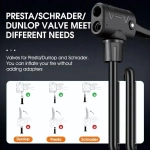 Насос ножной велосипедный West Biking, YP0711135