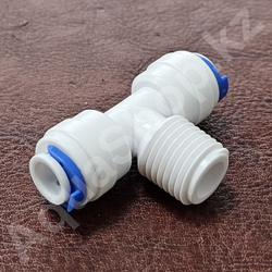 Фитинг QT-06A тройник "Т" 1/4"(f) x 1/4"(НР) x 1/4"(f)