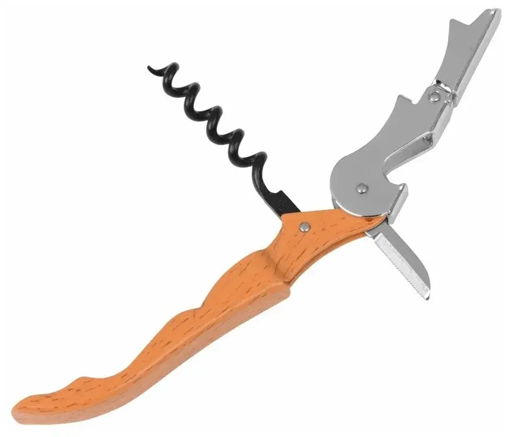 Штопор для вин Basic Wood Pulltex