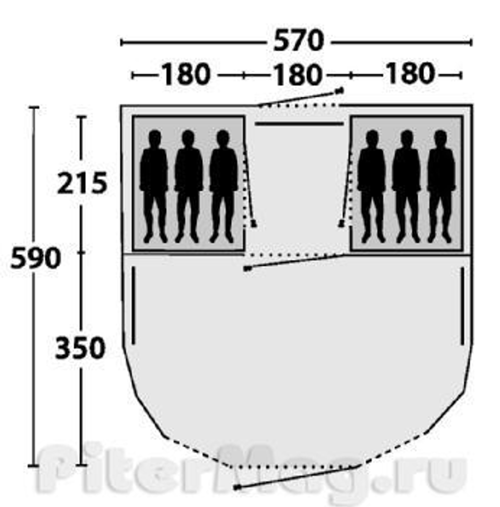 Палатка Outwell Cougar Lake [110095]