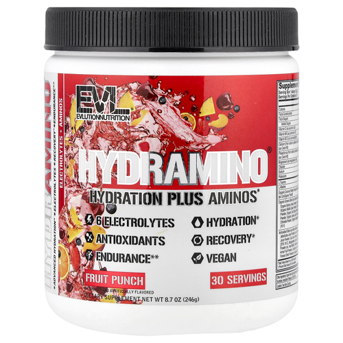 EVLution Nutrition, HydrAmino®, фруктовый пунш, 246 г (8,7 унции)