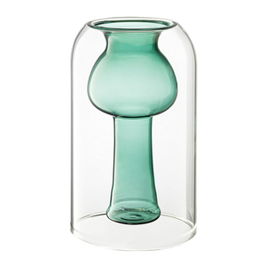 Ваза muse, 20 см, бирюзовая