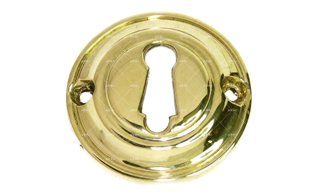 Латунная ключевина дверная под кабинетный ключ под старину купить у производителя