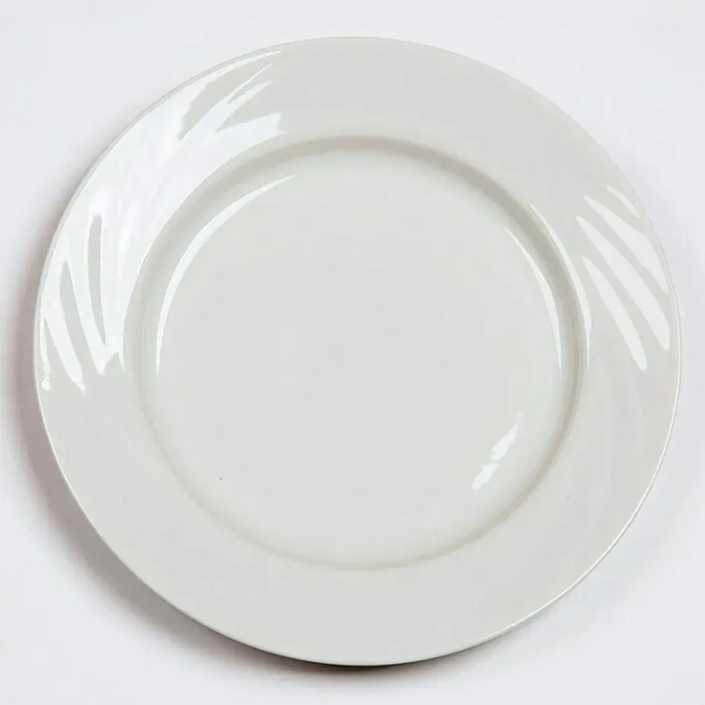 Тарелка фарфоровая глубокая 20см «Голубка» Белье