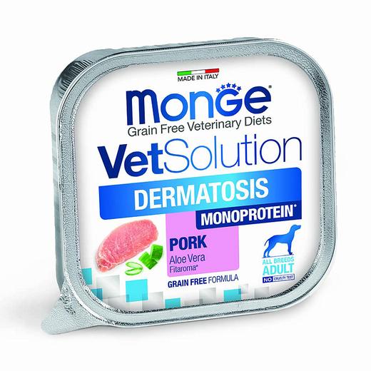 Влажный корм для собак диетический Monge VetSolution Dog Dermatosis Дерматозис при заболеваниях кожи 150 гр