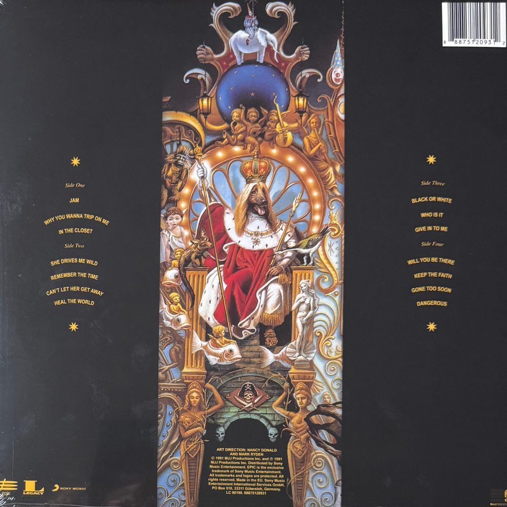 Виниловая пластинка Michael Jackson ‎– Dangerous 2LP