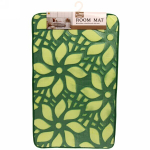 Коврик для ванной 50*80"Цветы» зеленый