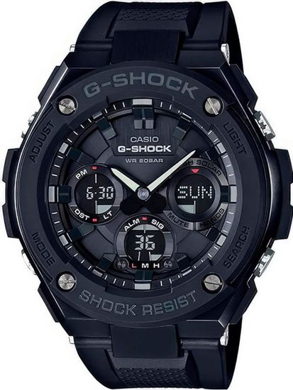 Японские наручные часы Casio G-Shock GST-S100G-1B с хронографом