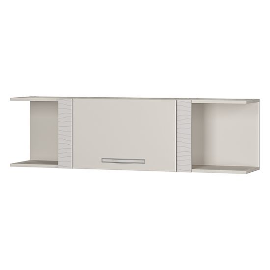 Полка МОНАКО АН-07 навесная антресоль кашемир/МF03 (1360*384*306) /1/