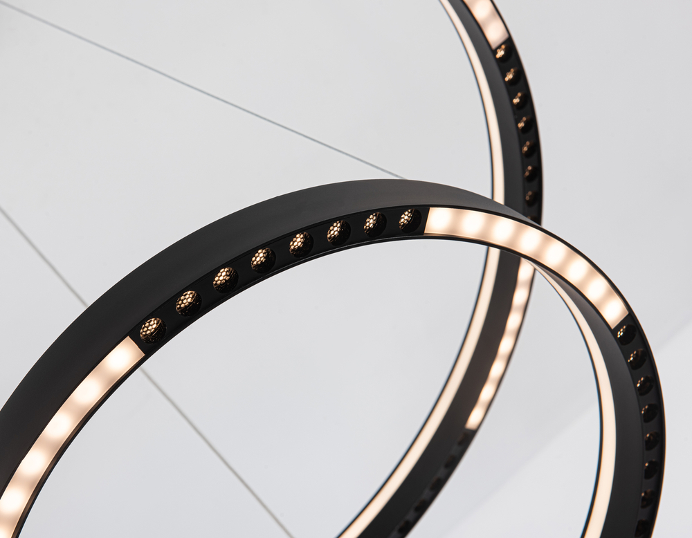 FL5865/2 BK черный 45W 3000K/4200K/6400K D600/400*830 (без ПДУ)