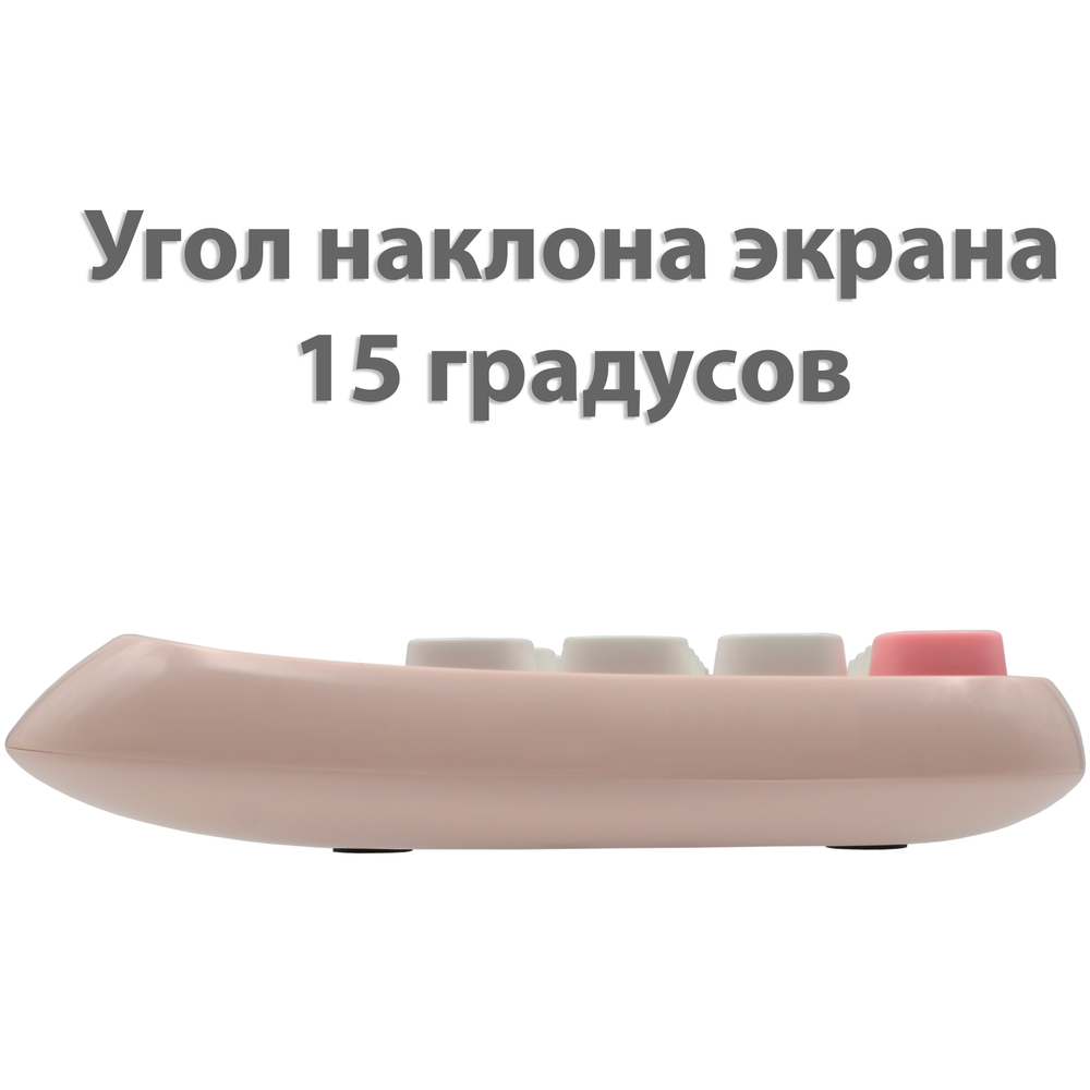 Калькулятор настольный DELI "М36" 12 разрядный, 130х133х27 мм, розовый