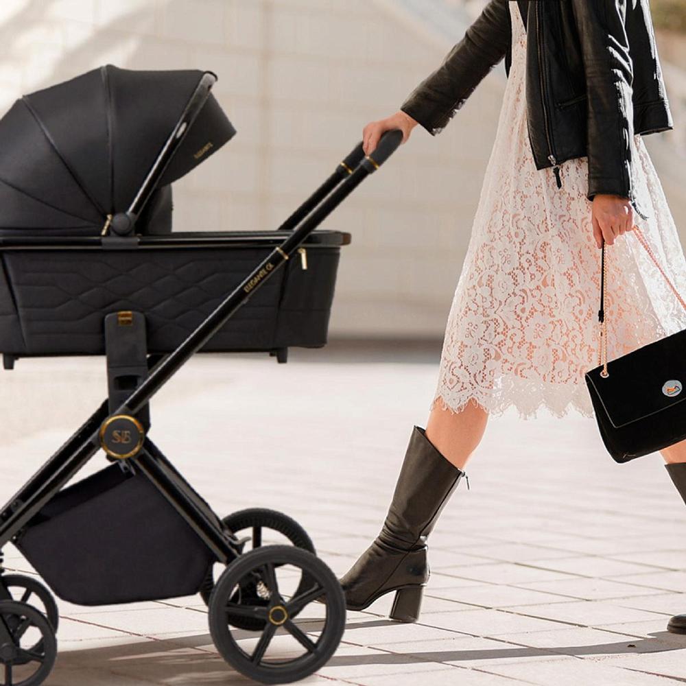 Детская коляска Sweet Baby Elegante 2 в 1 SBL GL Black