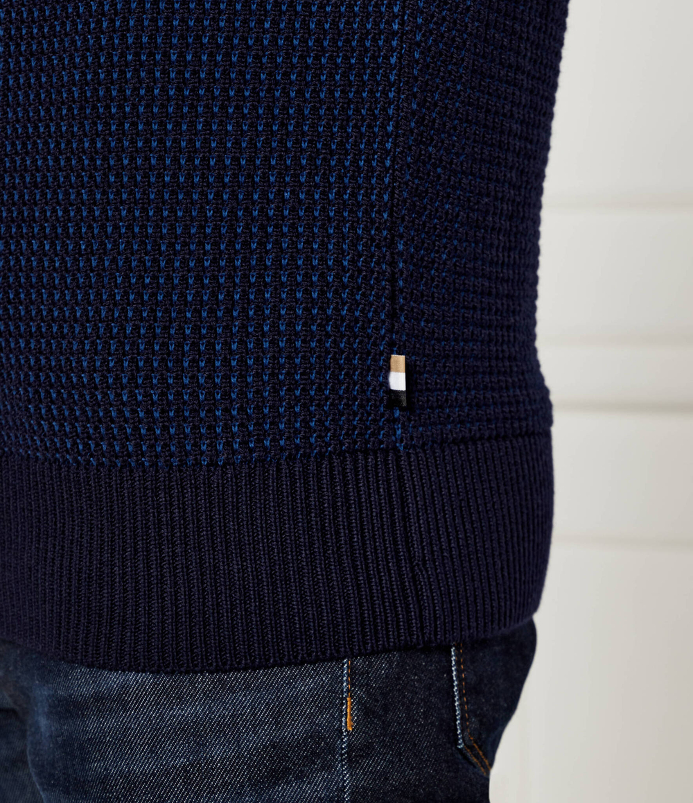 Свитер Emaurelio BOSS BLACK - темно-синий(50526833)