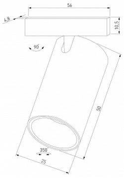 Светильник на штанге Elektrostandard Mini Magnetic a067272