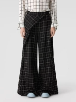 Брюки-клеш с запахом на талии OLA OLA