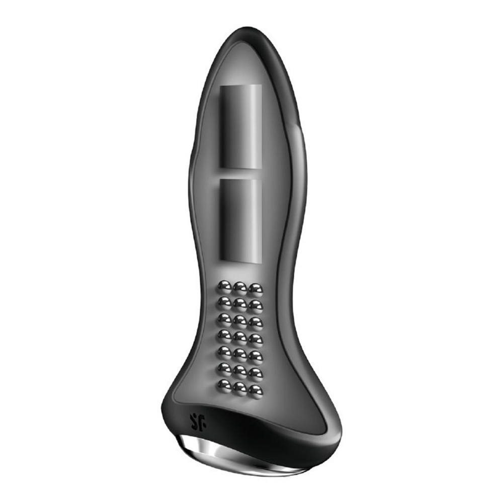 Анальная пробка с вибрацией и ротацией Satisfyer Rotator Plug 1+ черная