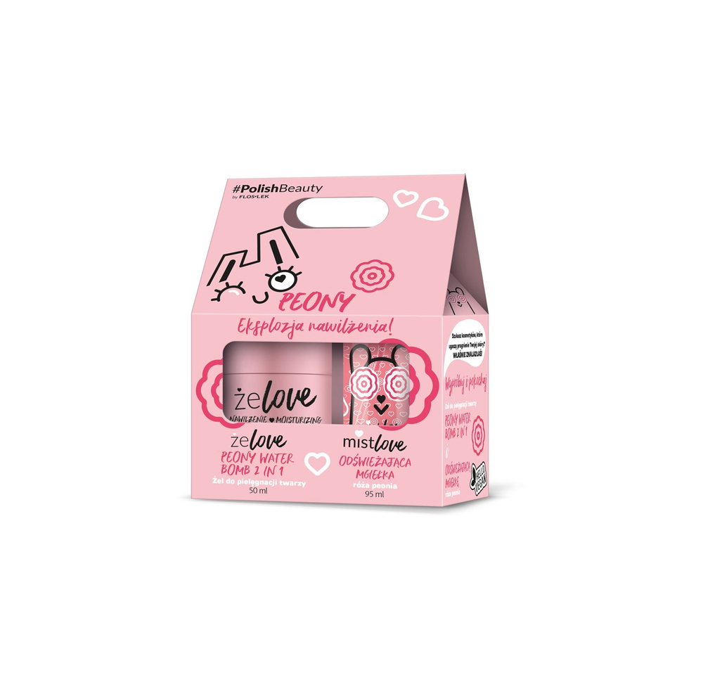 FlosLek Laboratorium ŻELOVE Peony - подарочный набор (со смягчающим пионом) /       / GTIN 5905043009650