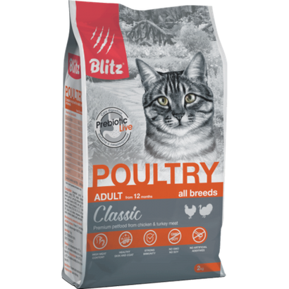 Blitz Classic Poultry Adult Cat All Breeds