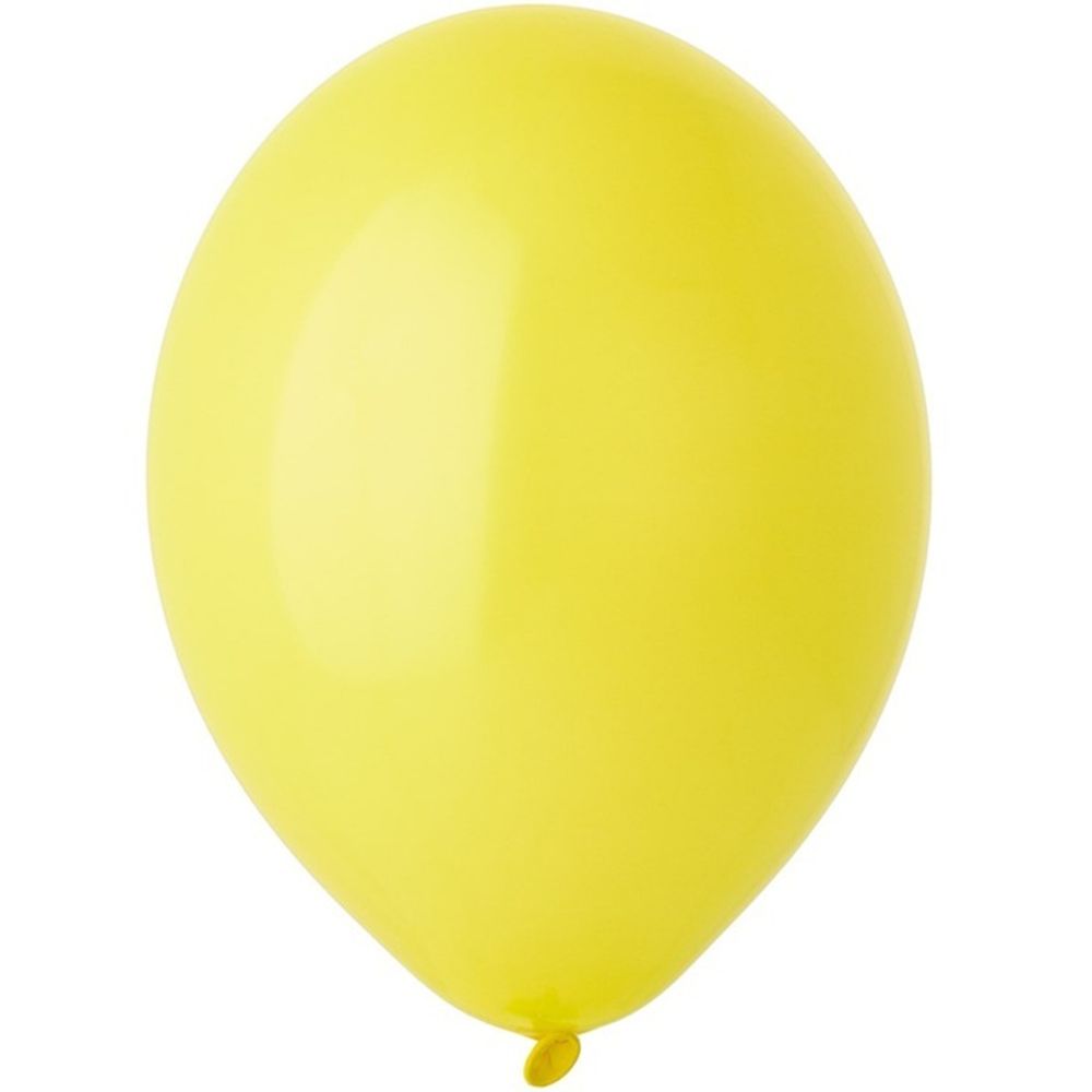 Воздушные шары Belbal, пастель 006 жёлтый, 50 шт. размер 14&quot; #1102-0005