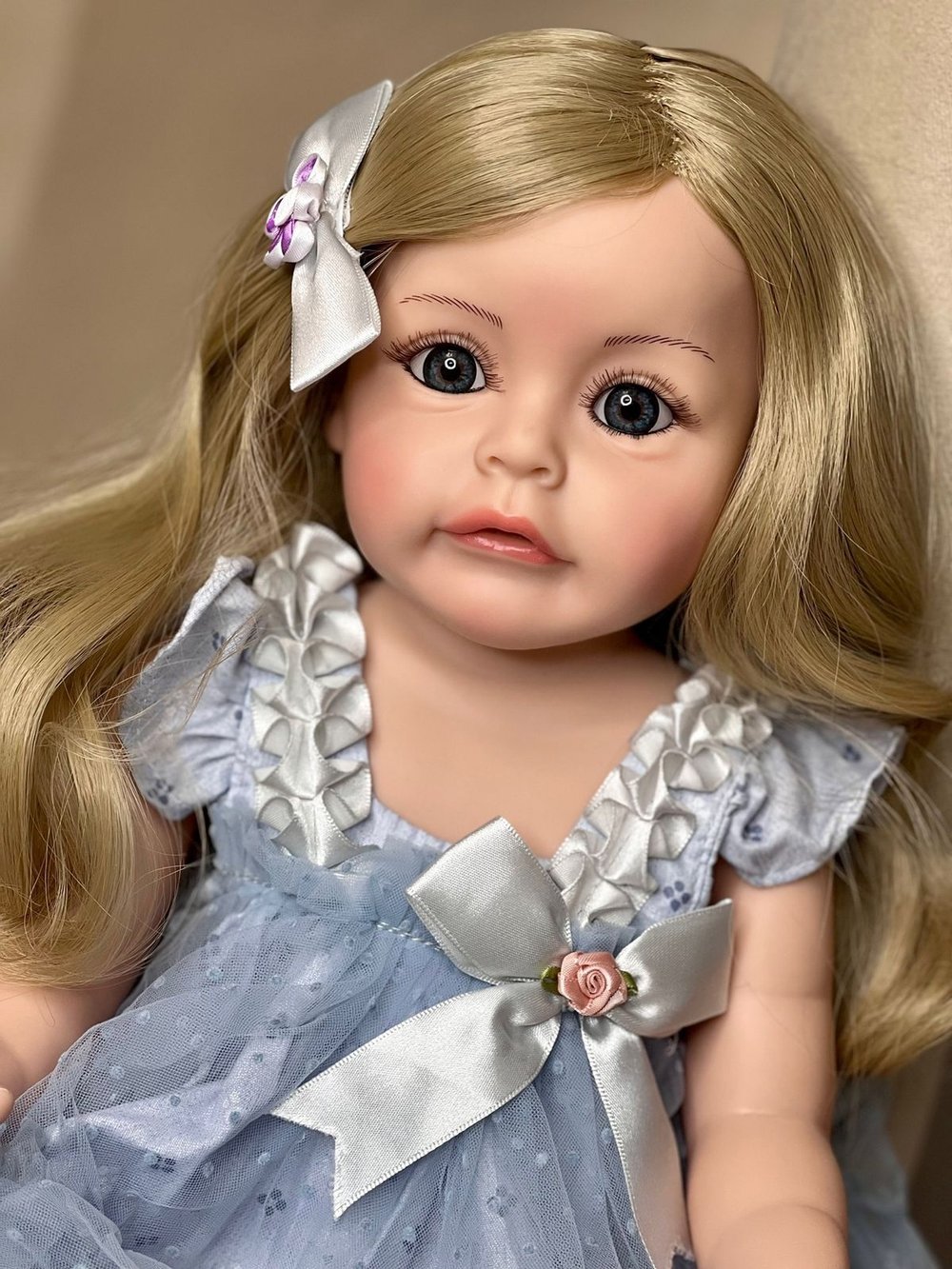 Кукла Реборн виниловая 55см в пакете (FA-028)
