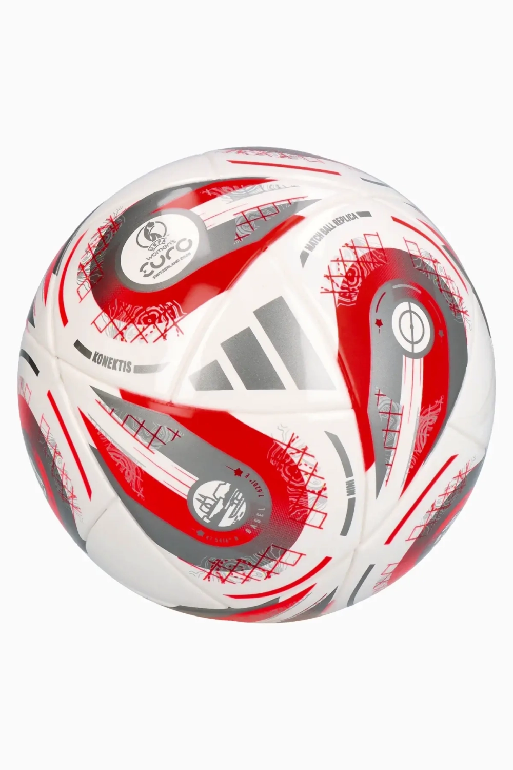 Футбольный мяч adidas Women's EURO 2025 Final размер 1/Mini - белый