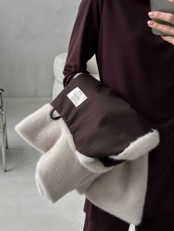 Платье mini джерси (шоколад)