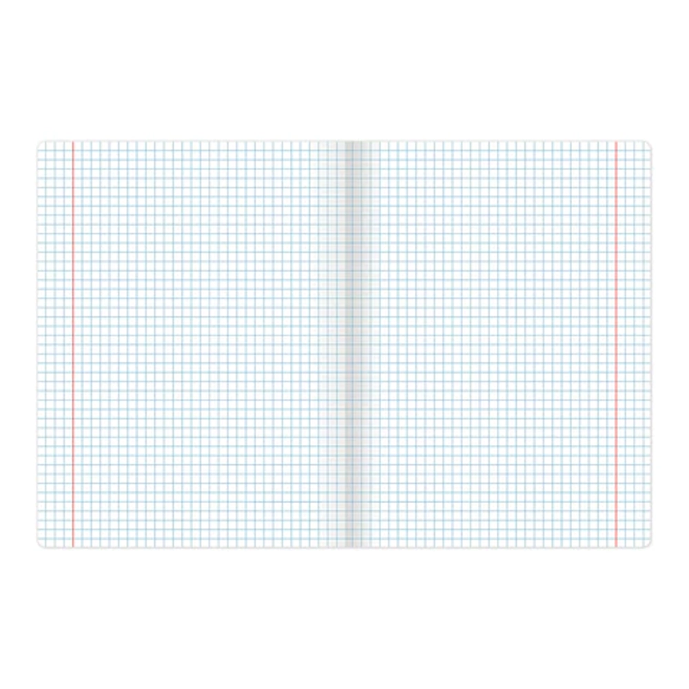 Тетрадь 12 л. BRAUBERG КЛАССИКА NEW клетка, обложка картон, СИНЯЯ, 105686