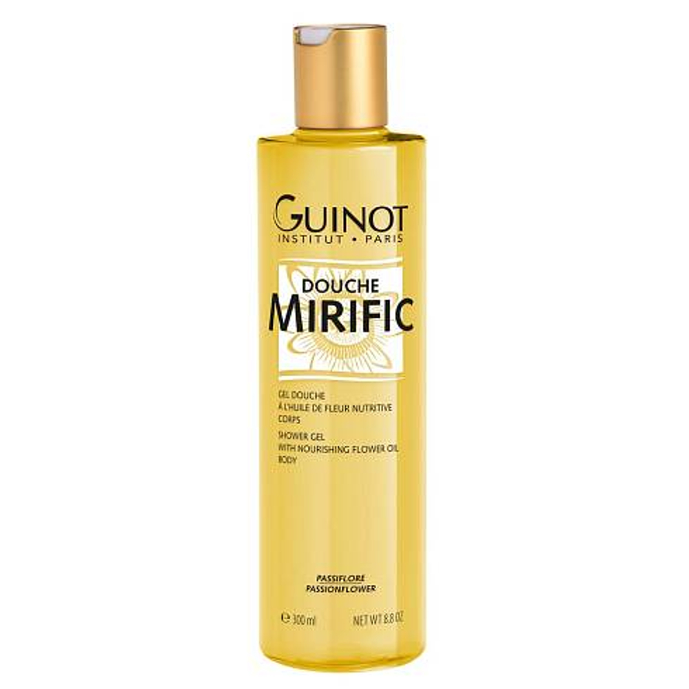 Douche Mirific Питательный гель для душа MIRIFIC, который предназначен для приема душа или ванны, особенно для тех, кто предпочитает использовать средства с гелевой текстурой и экзотическим ароматом. Отлично подойдет для сухой и обезвоженной кожи.