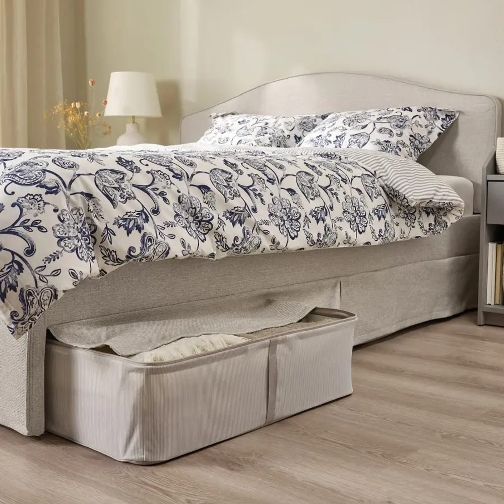 Каркас кровати - RAMNEFJÄLL / RAMNEFJАLL  IKEA/  РАМНЕФЬЕЛЛЬ ИКЕА,  200х160 см, бежевый