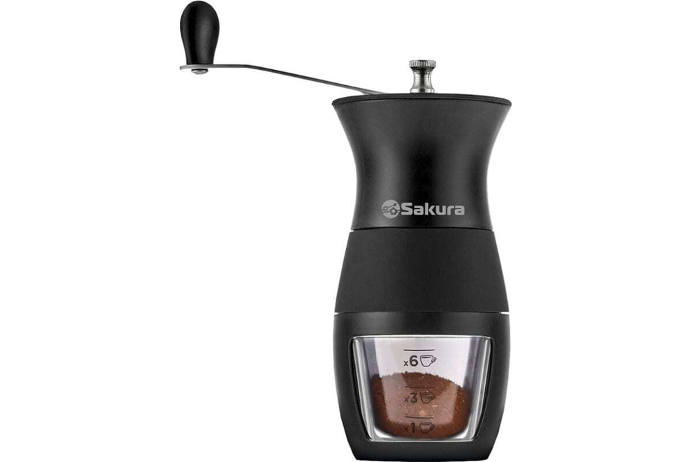 кофемолка Sakura SA-6159 Bk ручн.