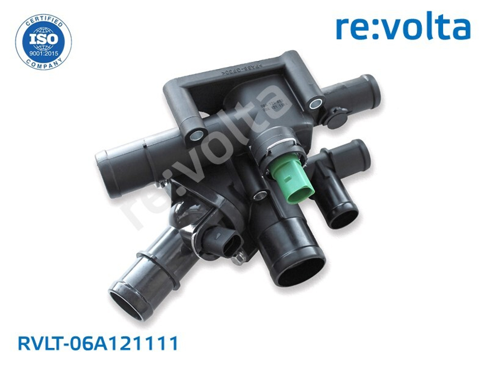 Термостат c датчиком / фланец охлаждающей жидкости / Audi / Volkswagen / Skoda / RVLT-06A121111