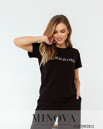 Футболка 2012-чёрный Minova Фото 2