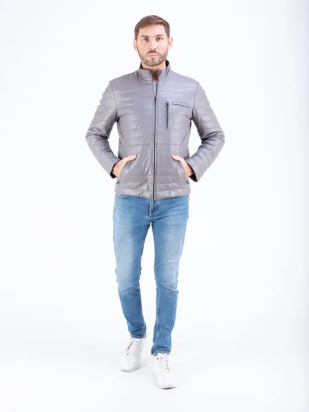 Куртка  мужская кожаная натуральная