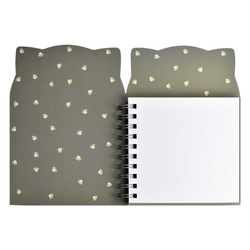 Скетчпад 160х210 мм, 100 л, блок - белый офсет 100 г/м², арт. 61215 ВКУСНЫЙ КОТ /обложка полноцветная печать (4+4), двусторонняя кашировка на гребне, картон переплётный 1,75 мм, глянцевая ламинация,