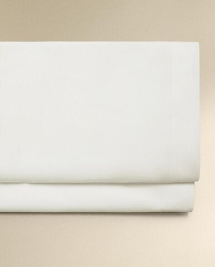 Zara Home - Простыня из ситца (500 нитей), белый, 240x280 см