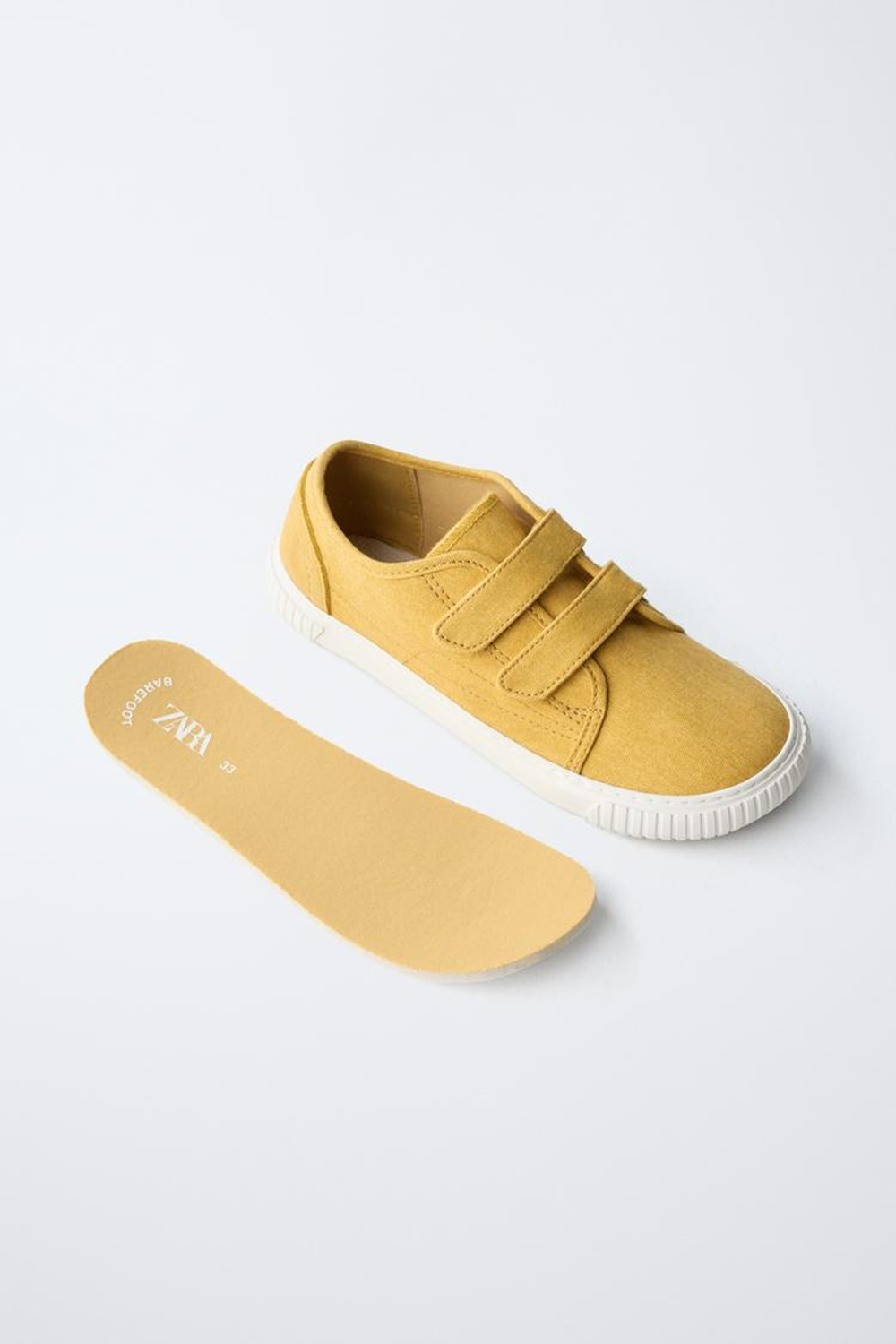 ZARA КЕДЫ BAREFOOT, ЖЕЛТЫЙ