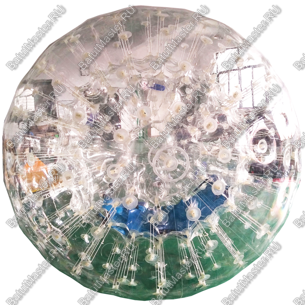 Водный зорб ТПУ "Прозрачный", диаметр 2.2 м