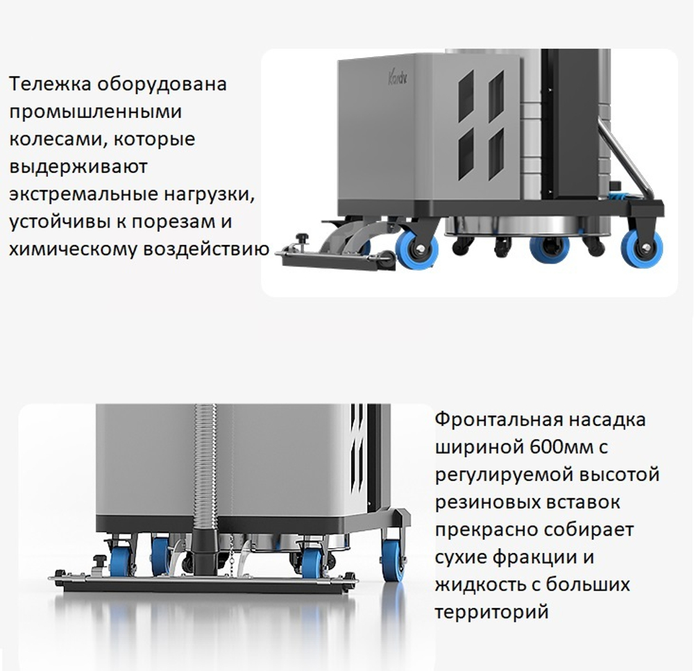 Промышленный пылесос Kardv DL-3010BF, 100л, 3600Вт