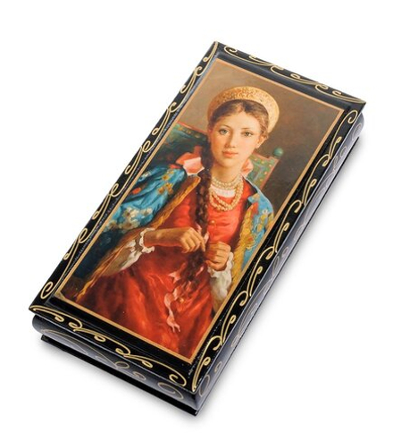 Народные промыслы ШК-11/ 5-B Шкатулка-купюрница в технике декупаж (8х17х4)