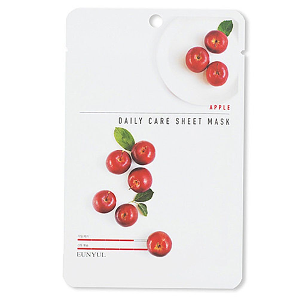 Маска тканевая с экстрактом яблока Eunyul Apple daily care sheet mask, 22 г