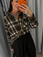 Длинное ожерелье переплетение золотое