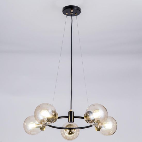 CL105155 Планета Черн+Дымч. Св-к Люстра