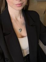 Подвеска Люби родий La Lune