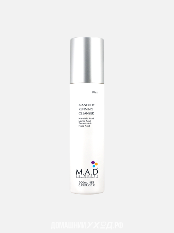 Очищающий гель с миндальной кислотой для глубокого увлажнения Mandelic Refining Cleanser M.A.D. 200 мл